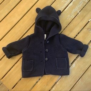 Gap knit jacket 3-6mo